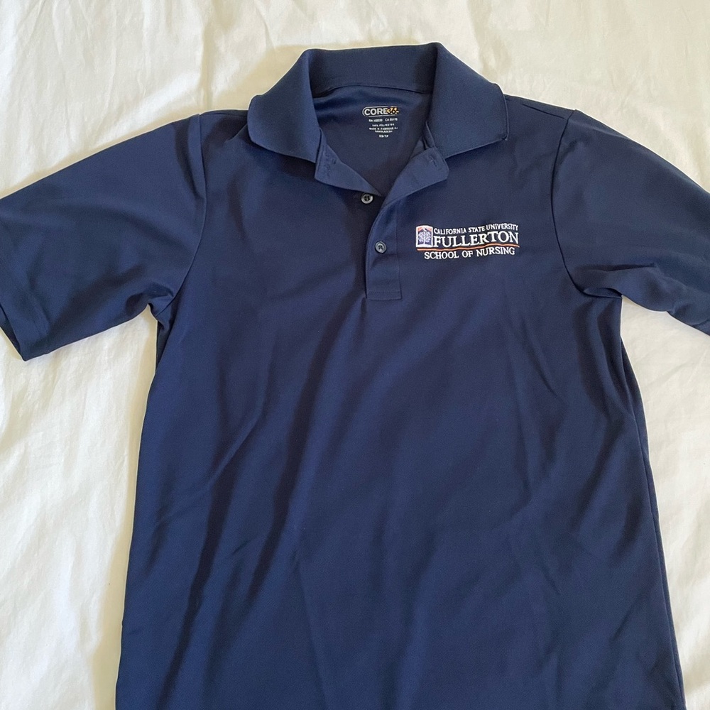 CSUF SON Navy Polo XS